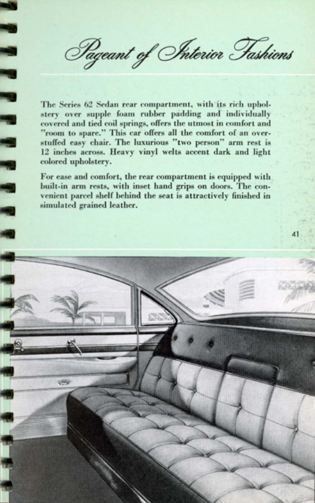 1953 Cadillac Salesmans Data Book Page 56